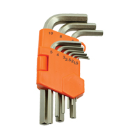 Hex Key Set, 9 Pcs., Metric CSL Industriel Inc.