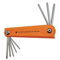 Folding Hex Key Set, 8 Pcs., Torx&reg; CSL Industriel Inc.