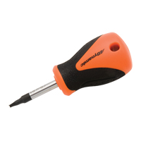 Square Recess Stubby Screwdriver, #1 Tip, Round, 3-4/5" L, Plastic/Wood/Cushion Grip Handle CSL Industriel Inc.