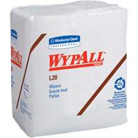 Serviettes jetables L20 WypAll, Tout usage, 12-1/2" lo x 12" la CSL Industriel Inc.