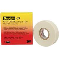 Ruban en tissu de verre Scotch, 19 mm (3/4") la x 20 m (66') lo, 7 mils, Blanc CSL Industriel Inc.