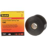 Ruban d'&eacute;pissage sans support en caoutchouc de calibre professionnel Scotch, 50,8 mm (2") la x 9 m (30') lo, 30 mils, Noir CSL Industriel Inc.