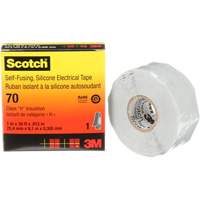 Scotch&reg; Self-Fusing Silicone Rubber Electrical Tape, 25.4 mm (1") x 9 m (30'), Grey, 12 mils CSL Industriel Inc.
