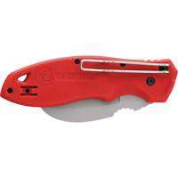 FastBack Hawk Bill Folding Knife, 2-1/4" Blade, Stainless Steel Blade, Plastic Handle CSL Industriel Inc.