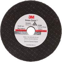 General-Purpose Cut-Off Wheel, 3" x 1/16", 3/8" Arbor, Type 27, Aluminum Oxide, 25000 RPM CSL Industriel Inc.