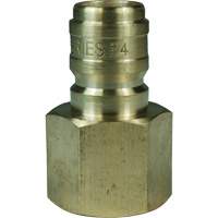 Bouchon d'interconnecteur &agrave; passage direct DQC de s&eacute;rie E, Laiton, 3/4", NPTF femelle, 1700 PSI CSL Industriel Inc.