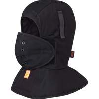 565A Flame Resistant Quilted Long Neck Hardhat Liner, Black, Cotton CSL Industriel Inc.