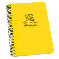 Side-Spiral Notebook, Soft Cover, Yellow, 64 Pages, 4-5/8" W x 7" L CSL Industriel Inc.
