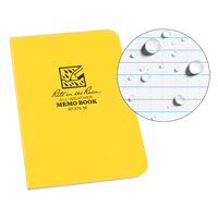 Memo Book, Soft Cover, Yellow, 112 Pages, 3-1/2" W x 5" L CSL Industriel Inc.