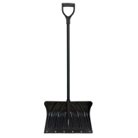 Poly Snow Shovel with Steel Wear Strip, Polypropylene Blade, 19-3/4" Wide, D-Grip Handle, Wearstrip Included CSL Industriel Inc.