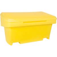 Heavy-Duty Outdoor Salt and Sand Storage Container, 24" x 48" x 24", 10 cu. Ft., Yellow CSL Industriel Inc.