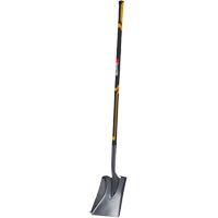 Pro Square Point Shovel, Fibreglass, Tempered Steel Blade, Straight Handle, 48" Long CSL Industriel Inc.