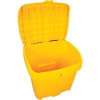 Salt & Sand Storage Bins, With Hasp, 21" x 27" x 26", 4.24 cu. ft., Yellow CSL Industriel Inc.