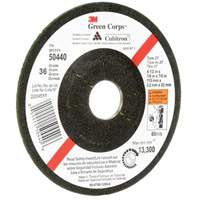 Green Corps Flexible Grinding Wheel, 4-1/2" x 1/8", 7/8" Arbor, Ceramic, Type 27 CSL Industriel Inc.