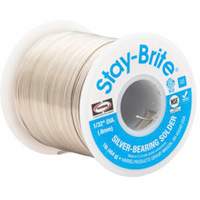 M&eacute;taux d'apport Stay-Brite, Sans plomb, 96 % d'&eacute;tain, 4 % d'argent, &acirc;me Plein, dia. 0,125" CSL Industriel Inc.