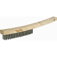 Long Handle Industrial-Duty Scratch Brush, Stainless Steel, 3 x 19 Wire Rows, 13-3/4" Long CSL Industriel Inc.