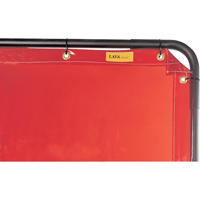 Lavashield Curtain, 92" x 68.5", High Transparency, Orange CSL Industriel Inc.