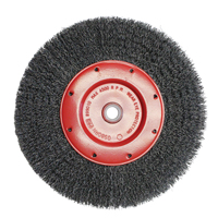 Brosses &eacute;conomiques &agrave; fils cr&ecirc;p&eacute;s - Face &eacute;troite, 6" dia., Fils 0.014, Arbre 2" CSL Industriel Inc.