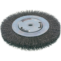 Brosses &eacute;conomiques &agrave; fils cr&ecirc;p&eacute;s - Face moyenne, 6" dia., Fils 0.014, Arbre 2" CSL Industriel Inc.