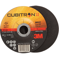 Cut-Off Wheels - CubitronII, 5" x 0.045", 7/8" Arbor, Type 27, Ceramic, 12250 RPM CSL Industriel Inc.