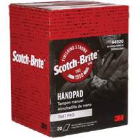 Tampons manuels Scotch-Brite 7447, Oxyde d'aluminium, 9" x 6", Grain Tr&egrave;s fin CSL Industriel Inc.