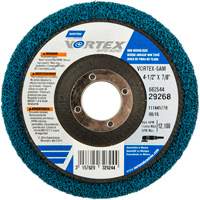 Vortex Non-Woven Disc, 4-1/2" Dia. x 1/2" W, 7/8" Arbor, Aluminum Oxide CSL Industriel Inc.