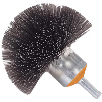 Spherical Mounted Crimped Wire Brush, 1-1/2", 0.008" Fill, 1/4" Shank CSL Industriel Inc.