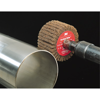 Scotch-Brite Flap Brushes, 2" Dia. x 1" W, 1/4" Arbor, Aluminum Oxide CSL Industriel Inc.