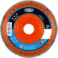 Premium LongLife Flap Disc, 4-1/2" x 7/8", Type 27, 120 Grit, Zirconium CSL Industriel Inc.