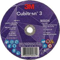 Cubitron 3 Cut-Off Wheel, 4" x 0.045", 3/8" Arbor, Type T1, Ceramic, 21000 RPM CSL Industriel Inc.