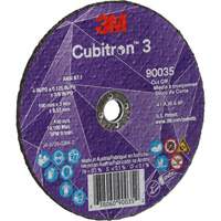 Cubitron 3 Cut-Off Wheel, 4" x 1/8", 3/8" Arbor, Type T1, Ceramic, 21000 RPM CSL Industriel Inc.