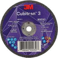 Cubitron 3 Cut-Off Wheel, 3" x 0.035", 1/4" Arbor, Type T1, Ceramic, 21000 RPM CSL Industriel Inc.