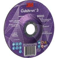 Cubitron™ 3 Cut-Off Wheel, 5" x 0.045", 7/8" Arbor, Type T27, Ceramic, 12250 RPM NY551 | CSL Industriel Inc.