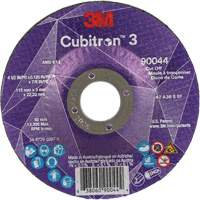 Cubitron 3 Cut-Off Wheel, 4-1/2" x 1/8", 7/8" Arbor, Type T27, Ceramic, 13300 RPM CSL Industriel Inc.