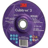 Cubitron 3 Cut-Off Wheel, 6" x 0.045", 7/8" Arbor, Type T27, Ceramic, 10200 RPM CSL Industriel Inc.