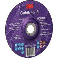Cubitron 3 Cut-Off Wheel, 6" x 0.045", 7/8" Arbor, Type T27, Ceramic, 10200 RPM CSL Industriel Inc.