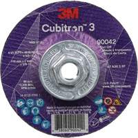 Cubitron 3 Cut-Off Wheel, 4-1/2" x 0.09", 5/8"-11 Arbor, Type T27, Ceramic, 13300 RPM CSL Industriel Inc.