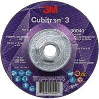 Cubitron 3 Cut-Off Wheel, 4-1/2" x 0.045", 5/8"-11 Arbor, Type T27, Ceramic, 13300 RPM CSL Industriel Inc.