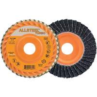 ALLSTEEL Turbo Flap Disc, 4-1/2" x 5/8"-11, 80 Grit, Zirconia Alumina CSL Industriel Inc.