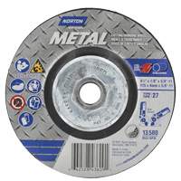 Disque de meulage et tronçonnage m&eacute;tallique, 4-1/2" x 1/8", Arbre de 5/8"-11, Type 27, Oxyde d'aluminium CSL Industriel Inc.