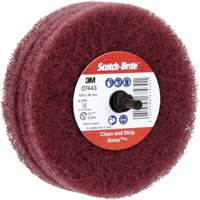 Scotch-Brite Roloc Plus General Purpose Scuffing Wheel, 4" Dia. CSL Industriel Inc.