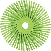 Scotch-Brite Type A Precision Radial Bristle Brush PN-RB, Ceramic, 50+ Grit, 3" Dia. CSL Industriel Inc.