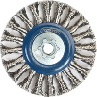 Roue compl&egrave;te de c&acirc;ble de torsion, Dia. 4", Fils 0,02", Arbre 5/8"-11, Acier inoxydable CSL Industriel Inc.