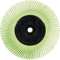 Scotch-Brite Type A Precision Radial Bristle Brush PN-RB with Adapter, Ceramic, 50+ Grit, 6" Dia. CSL Industriel Inc.