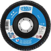 ZA 40 - B425 Standard 2-in-1 Flap Disc, 5" x 7/8", Type 27A, 40 Grit, Zirconia Alumina CSL Industriel Inc.