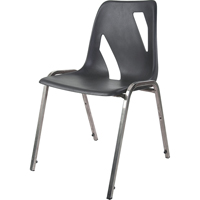 Stacking Chair, Vinyl, 31" High, 275 lbs. Capacity, Black CSL Industriel Inc.