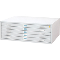 Classeurs En Acier Pour Plans-5 Tiroirs, 5 Tiroirs, 46-3/8" la x 35-3/8" p x 16-1/2" h CSL Industriel Inc.