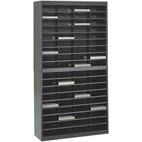Casiers pour documentation &agrave; service intensif, Stationnaire, 72 fentes, Acier, 37-1/2" la x 12-3/4" p x 71" h CSL Industriel Inc.