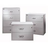 Fire Resistant Filing Cabinets, Steel, 4 Drawers, 38-3/4" W x 23-1/2" D x 55" H, Black CSL Industriel Inc.