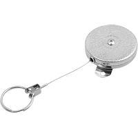 Self Retracting Key Chains, Chrome, 48" Cable, Mounting Bracket Attachment CSL Industriel Inc.